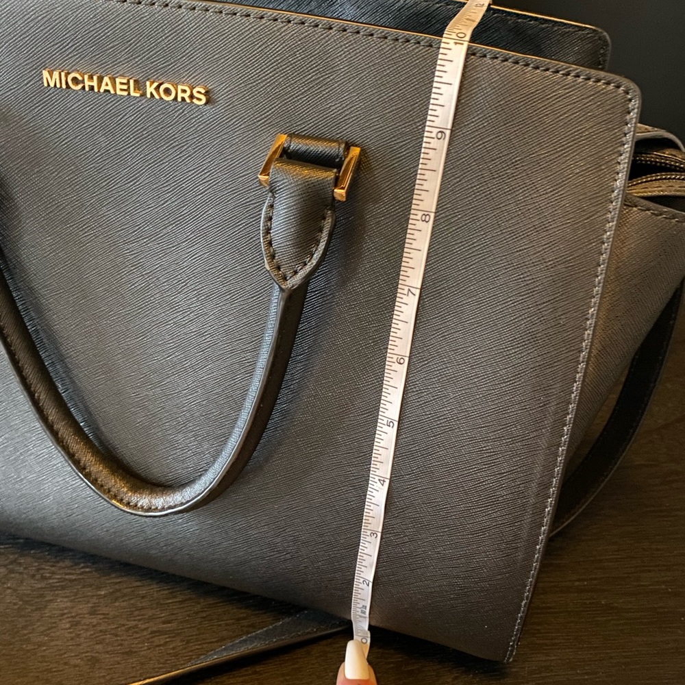 Michael Kors Selma Saffiano Leather Satchel - Picture 2 of 7